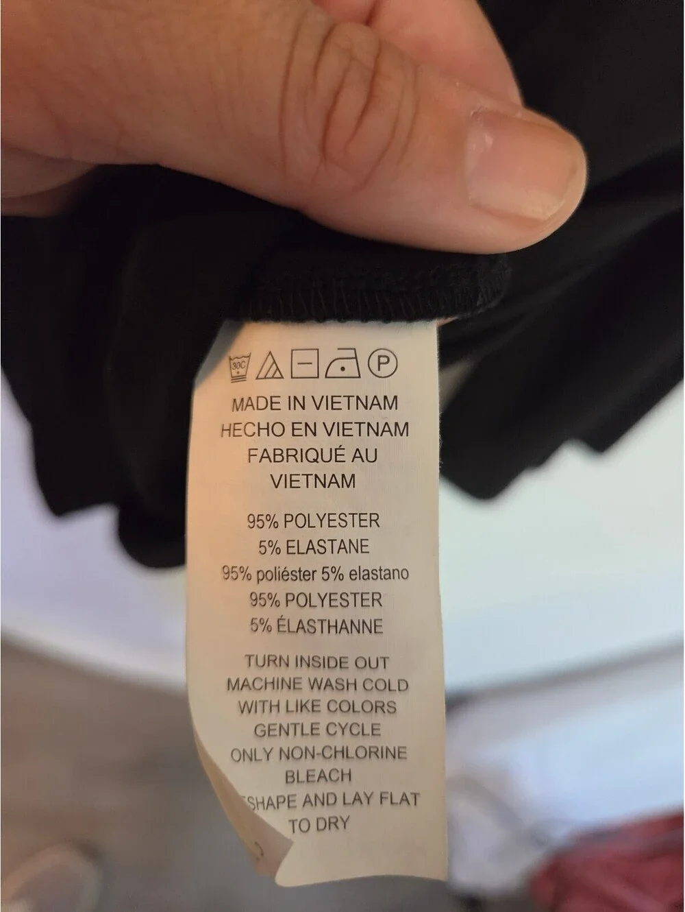 Michael Kors Black Long Sleeve Top with Gold Button Detail, Size M